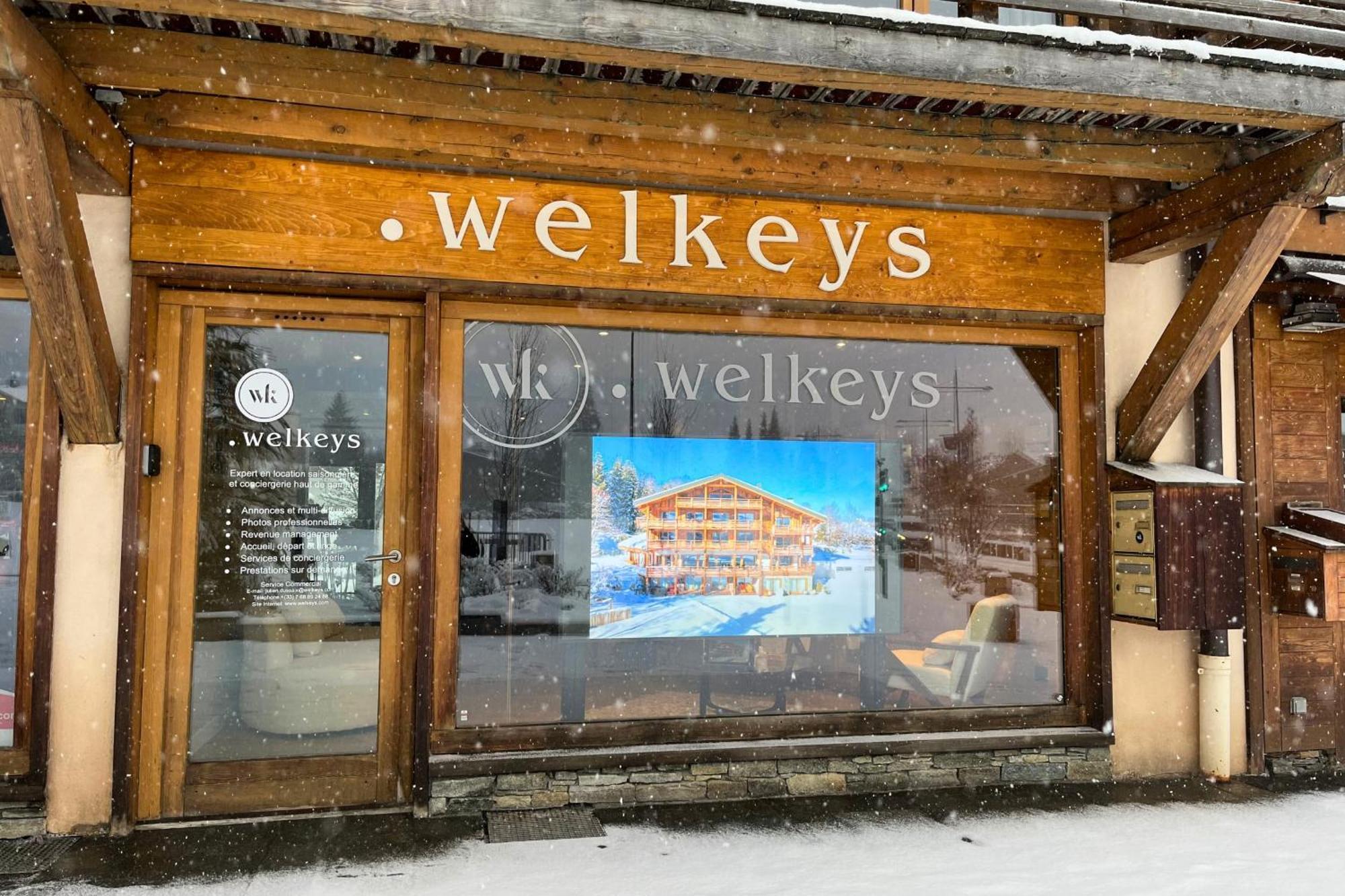 Apartament Studio Cristallin - Welkeys Megève Zewnętrze zdjęcie